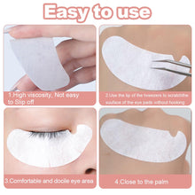 Cargar imagen en el visor de la galería, 50 Pares Parches Pestañas Parches Eye Gel Pads