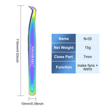 Cargar imagen en el visor de la galería, Pinzas para extensiones VOLUMEN