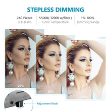 Cargar imagen en el visor de la galería, Aro de Luz LED Regulable Iluminación Kit 48cm Exterior 52W 5500K