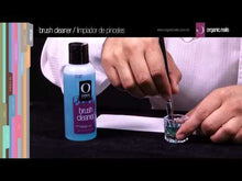 Cargar y reproducir el video en el visor de la galería, Limpiador pinceles acrílico