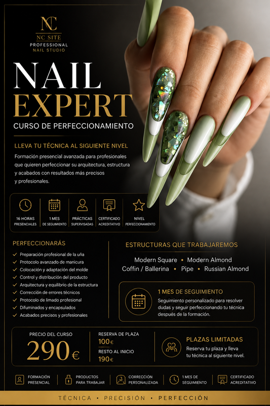 NAIL EXPERT · Curso de Perfeccionamiento en Uñas