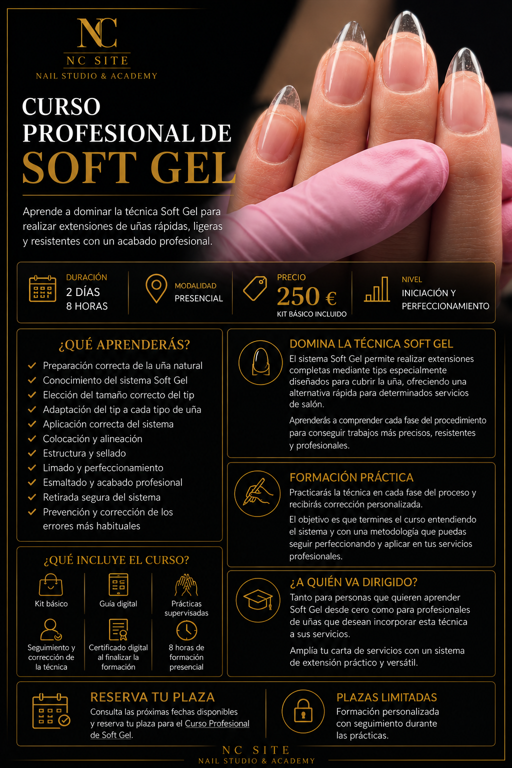 Curso de SoftGel Profesional Presencial