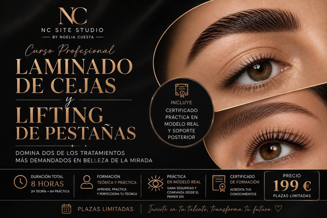 Curso Profesional de Laminado de Cejas y Lifting de Pestañas