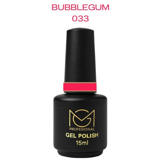 Gel Polish BUBBLEGUM 033 MG Profesional – esmalte semipermanente 15 ml