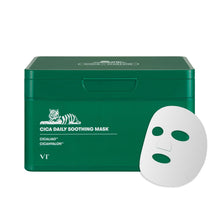 Cargar imagen en el visor de la galería, VT COSMETICS CICA Daily Soothing Mask 30 Pcs (350 g)
