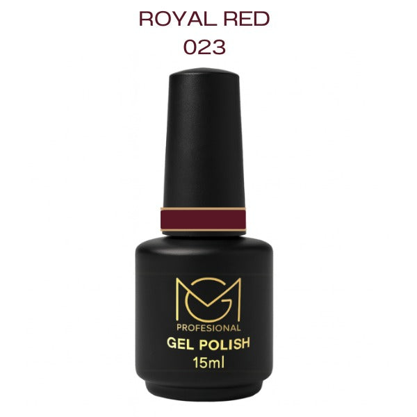 Gel Polish ROYAL RED 023 MG Profesional – esmalte semipermanente 15 ml