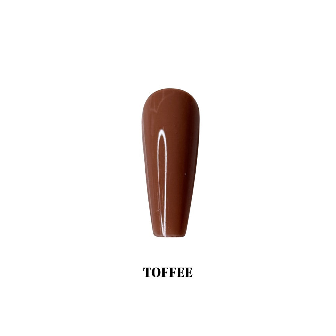 Muestra de color Gel Polish TOFFEE 010 MG Profesional