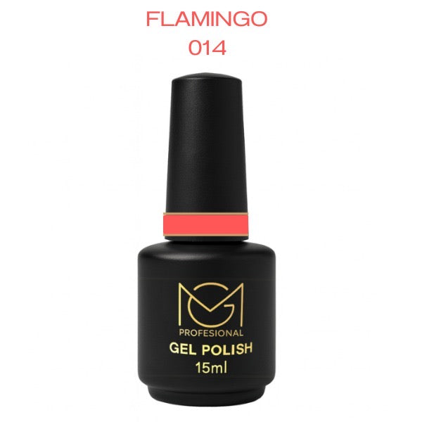 Gel Polish FLAMINGO 014 MG Profesional – esmalte semipermanente 15 ml