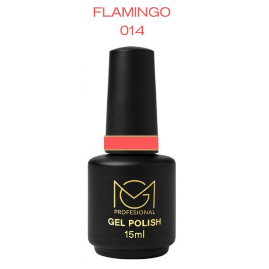 Gel Polish FLAMINGO 014 MG Profesional – esmalte semipermanente 15 ml