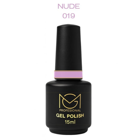 Gel Polish NUDE 019 MG Profesional – esmalte semipermanente 15 ml