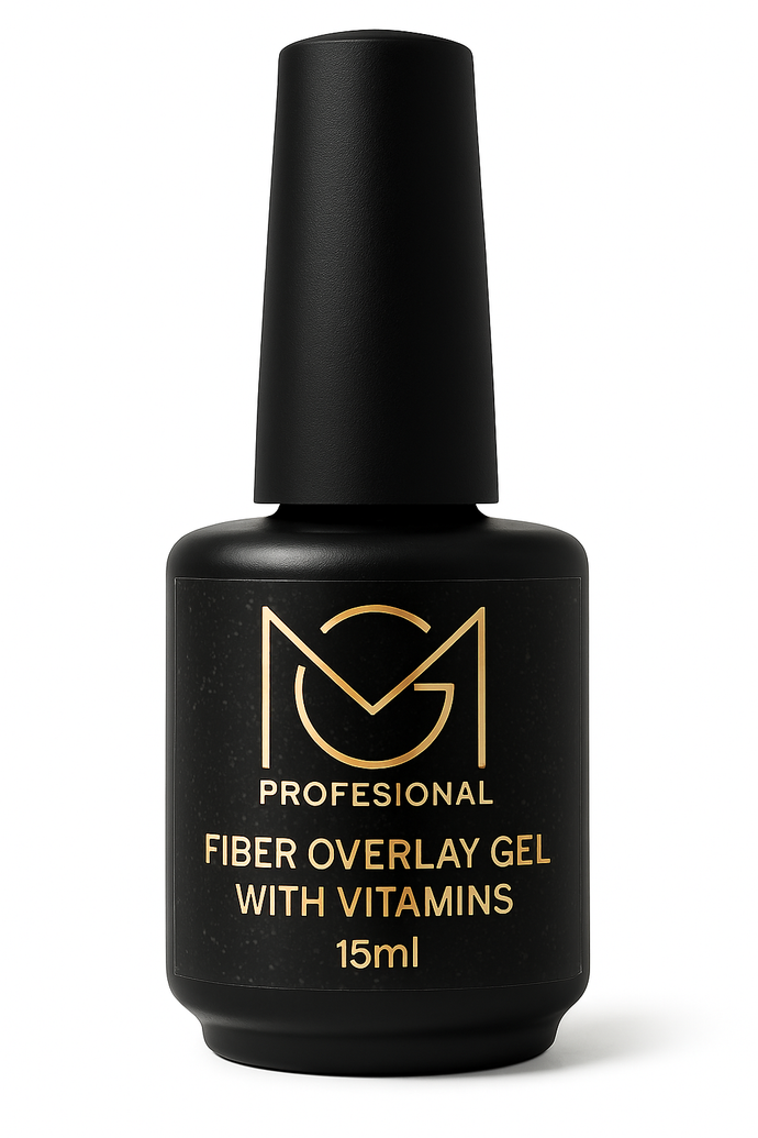 Base Fiber Overlight MG Profesional | Base con vitaminas y calcio – 15ml