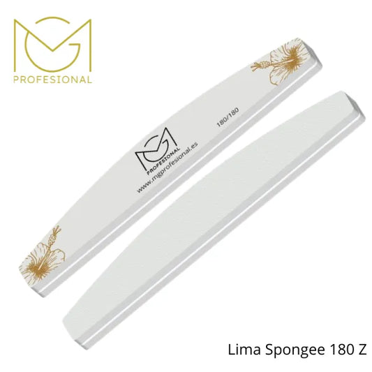 Lima de Uñas Spongee 180/180 Profesional | Precisión y Acabado Suave